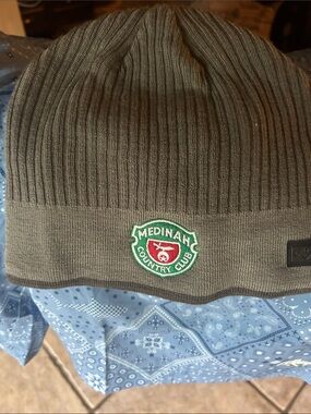 Callaway Olive Green Ribbed Beanie with Medinaah Country Club Patch